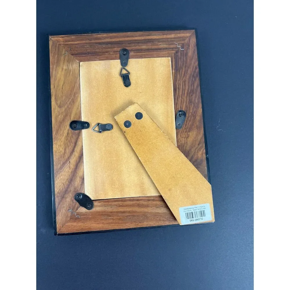 Pier 1 Horn Mosaic Frame Herringbone Tabletop 4x6
